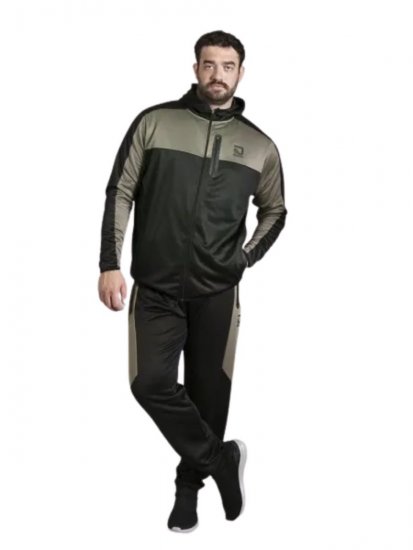 D555 Southport Cipzáras kapucnis pulóver Fekete - Pulóverek & kapucnis pulóverek - Pulóverek & Kapucnis pulóver 2XL-12XL