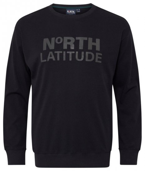 North Latitude 53123 Logós pulóver Fekete - Pulóverek & kapucnis pulóverek - Pulóverek & Kapucnis pulóver 2XL-12XL