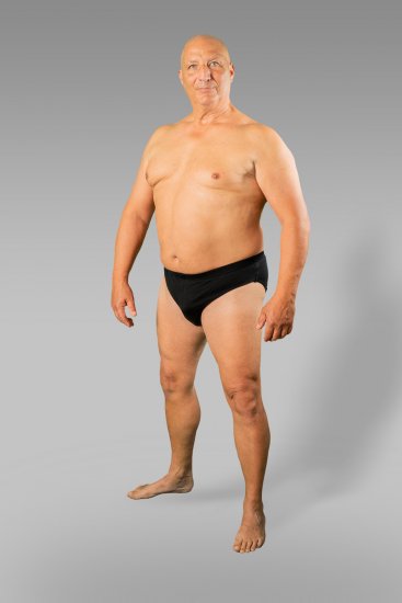 20 Nodi Stretch Cotton Briefs with Embroidered Side Label Black - Alsónemű & strandruhák - Nagyméretű Alsónemű 2XL-8XL