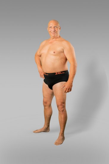 20 Nodi Stretch Cotton Briefs with Medium Side Cut Assorted 3-pack Black/Blue - Alsónemű & Strandruhák - Nagyméretű Alsónemű 2XL-8XL