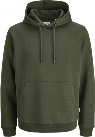 Jack & Jones Bradley Hoodie Dark Green - Pulóverek & kapucnis pulóverek - Pulóverek & Kapucnis pulóver 2XL-12XL