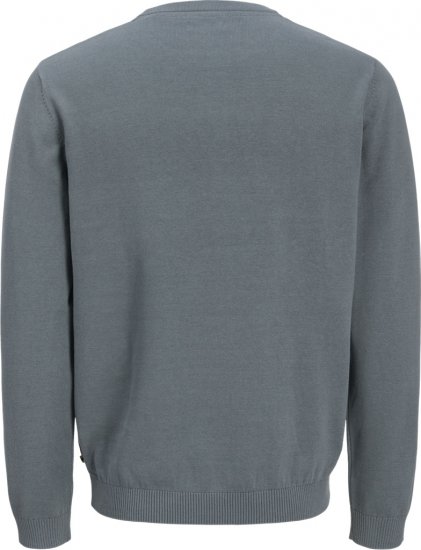 Jack & Jones BASIC Knitted Sweater Grey - Pulóverek & kapucnis pulóverek - Pulóverek & Kapucnis pulóver 2XL-12XL