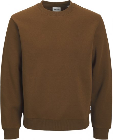Jack & Jones Bradley Sweatshirt Brown - Pulóverek & kapucnis pulóverek - Pulóverek & Kapucnis pulóver 2XL-12XL