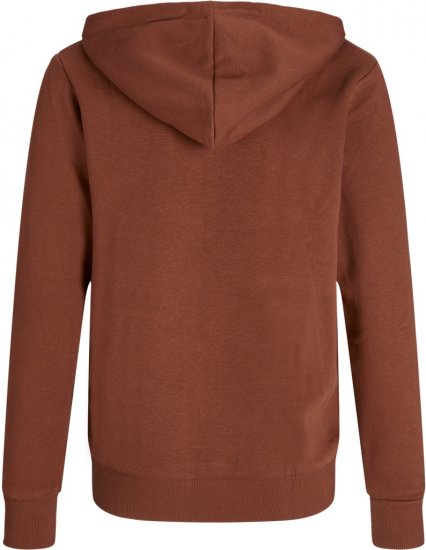 Jack & Jones CALEB Hoodie Red - Pulóverek & Kapucnis pulóverek - Pulóverek & Kapucnis pulóver 2XL-12XL
