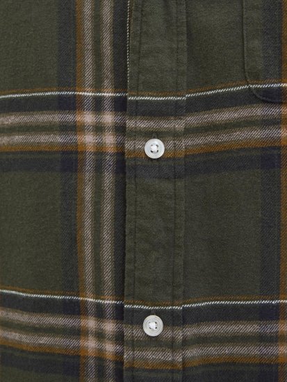 Jack & Jones Classic Flannel Long Sleeve Shirt Green - Ingek - Ingek 2XL-10XL