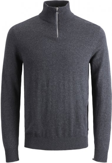 Jack & Jones Emil Knitted Pullover Grey - Pulóverek & kapucnis pulóverek - Pulóverek & Kapucnis pulóver 2XL-12XL