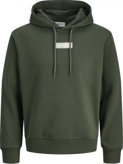 Jack & Jones Pan Hoodie Green - Pulóverek & kapucnis pulóverek - Pulóverek & Kapucnis pulóver 2XL-12XL