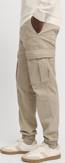 Jack & Jones Jonnie Cuffed Cargo Pants Beige - Farmer & nadrág - Farmer és nadrág - W40-W70