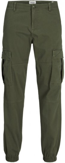 Jack & Jones Jonnie Cuffed Cargo Pants Green - Farmer & nadrág - Farmer és nadrág - W40-W70