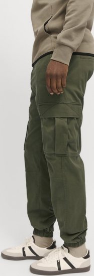 Jack & Jones Jonnie Cuffed Cargo Pants Green - Farmer & nadrág - Farmer és nadrág - W40-W70
