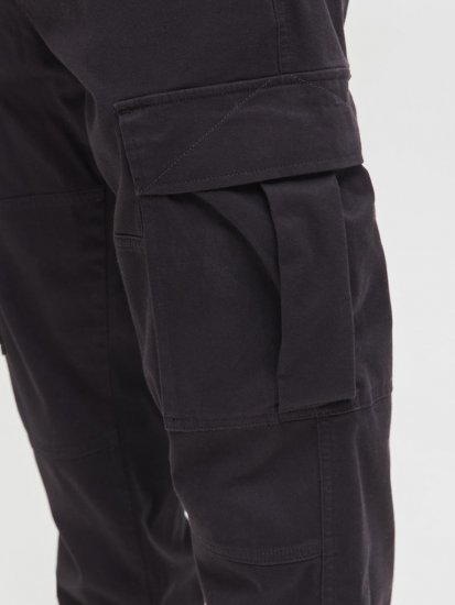 Jack & Jones Jonnie Cuffed Cargo Pants Black - Farmer & nadrág - Farmer és nadrág - W40-W70