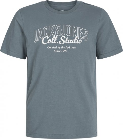 Jack & Jones Makoto T-shirt Grey - Pólók - Nagyméretű pólók - 2XL-14XL
