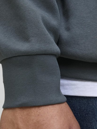 Jack & Jones 2 COL LOGO Hoodie Grey - Pulóverek & kapucnis pulóverek - Pulóverek & Kapucnis pulóver 2XL-12XL