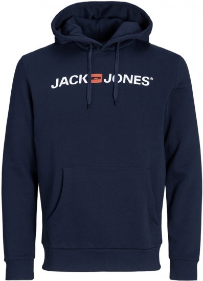 Jack & Jones ECORP Old Logo Hoodie Blue - Pulóverek & kapucnis pulóverek - Pulóverek & Kapucnis pulóver 2XL-12XL