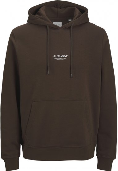 Jack & Jones Soho Hoodie Brown - Pulóverek & kapucnis pulóverek - Pulóverek & Kapucnis pulóver 2XL-12XL
