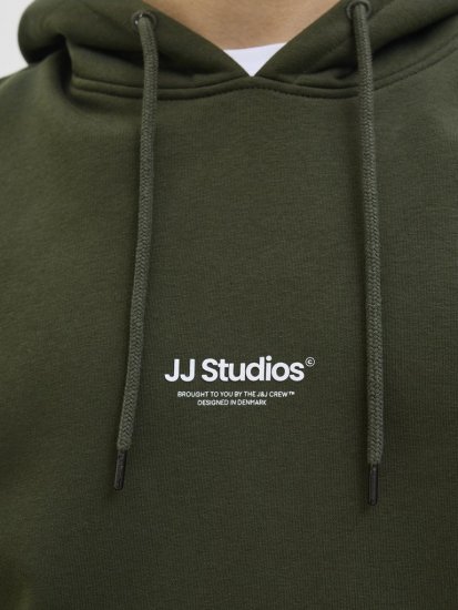 Jack & Jones Soho Hoodie Green - Pulóverek & kapucnis pulóverek - Pulóverek & Kapucnis pulóver 2XL-12XL