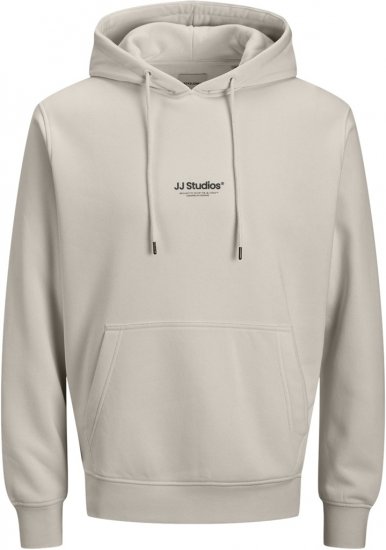 Jack & Jones Soho Hoodie Grey - Pulóverek & kapucnis pulóverek - Pulóverek & Kapucnis pulóver 2XL-12XL