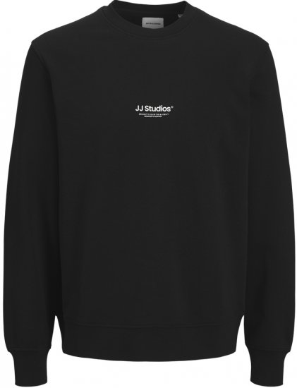 Jack & Jones Soho Sweatshirt Black - Pulóverek & kapucnis pulóverek - Pulóverek & Kapucnis pulóver 2XL-12XL