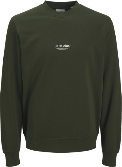 Jack & Jones Soho Sweatshirt Green - Pulóverek & kapucnis pulóverek - Pulóverek & Kapucnis pulóver 2XL-12XL
