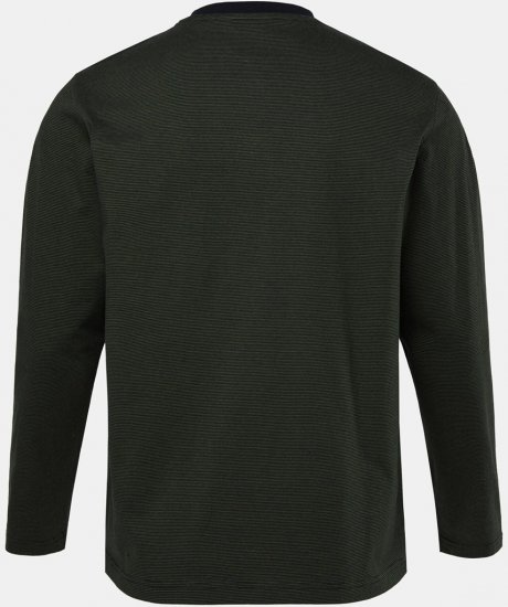 JP1880 Pyjamas Two-piece Striped Dark Green - Alsónemű & Strandruhák - Nagyméretű Alsónemű 2XL-8XL