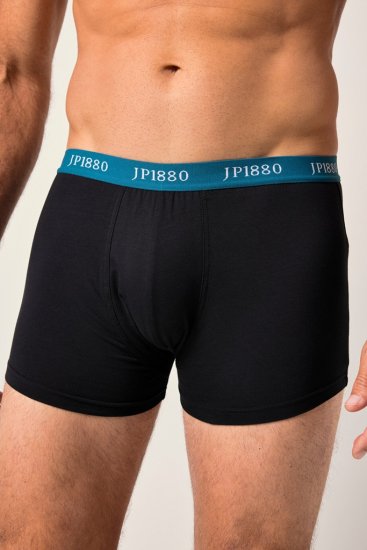 JP1880 FLEXNAMIC OEKO-TEX Boxer Shorts 2-Pack Black - Alsónemű & strandruhák - Nagyméretű Alsónemű 2XL-8XL
