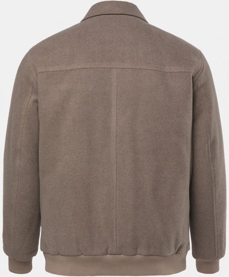 JP1880 Blouson Jacket Lightweight and Warm Brown - Kabátok - Nagyméretű Kabátok - 2XL-8XL