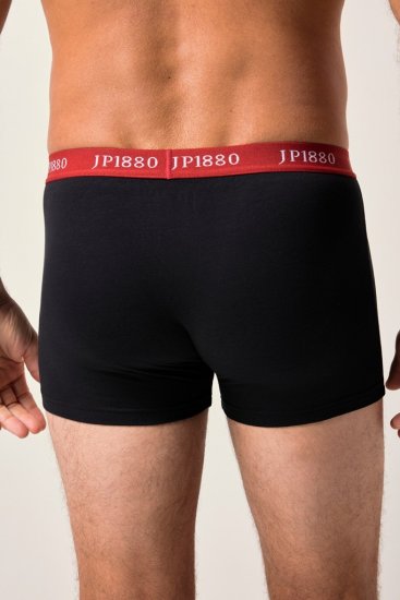 JP1880 FLEXNAMIC OEKO-TEX Boxer Shorts 2-Pack Black - Alsónemű & strandruhák - Nagyméretű Alsónemű 2XL-8XL