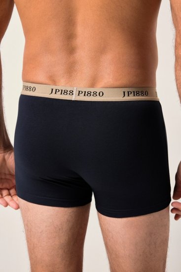 JP1880 FLEXNAMIC OEKO-TEX Boxer Shorts 3-Pack Dark Navy - Alsónemű & strandruhák - Nagyméretű Alsónemű 2XL-8XL