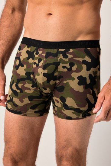 JP1880 FLEXNAMIC OEKO-TEX Boxer Shorts 2-Pack Green - Alsónemű & strandruhák - Nagyméretű Alsónemű 2XL-8XL