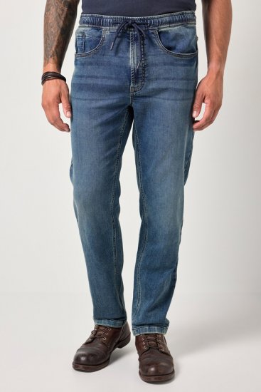 JP1880 FLEXNAMIC Straight Fit Jeans with Stretch Waist - Farmer & nadrág - Farmer és nadrág - W40-W70