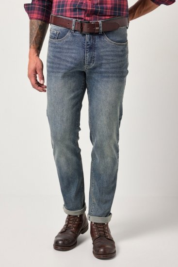 JP1880 FLEXNAMIC Modern Straight Fit Jeans Vintage Denim - Farmer & nadrág - Farmer és nadrág - W40-W70