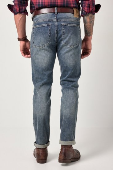 JP1880 FLEXNAMIC Modern Straight Fit Jeans Vintage Denim - Farmer & nadrág - Farmer és nadrág - W40-W70