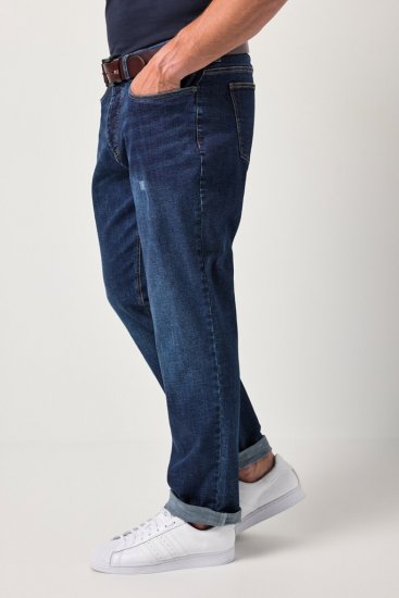 JP1880 FLEXNAMIC Jeans Tapered Loose Fit Dark Denim Blue - Farmer & Nadrág - Farmer és nadrág - W40-W70
