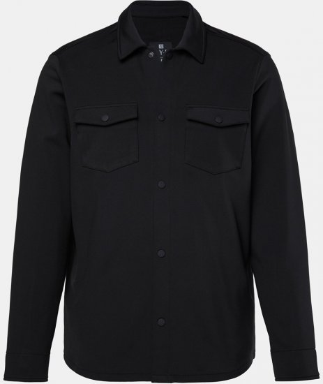 JAY-PI FLEXNAMIC® Sweat-Overshirt Black - Kabátok - Nagyméretű Kabátok - 2XL-8XL