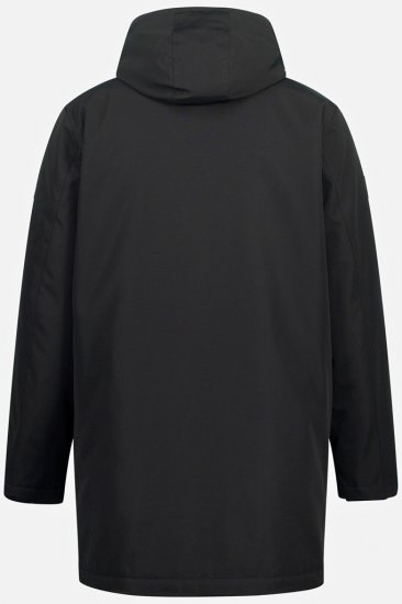 JP1880 Warm Parka with Wind Cuffs Black - Kabátok - Nagyméretű Kabátok - 2XL-8XL