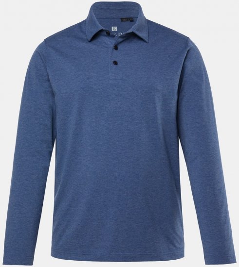 JAY-PI Quickdry Polo Long Sleeve Blue - Pólóingek - Galléros Pólók 2XL-8XL - Pólóingek 2XL-8XL