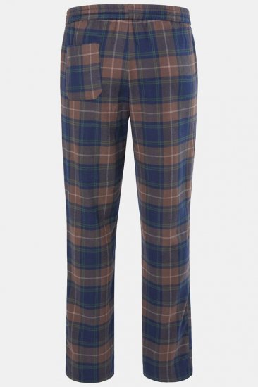 JP1880 Pyjama Trousers Flannel Check Brown - Alsónemű & Strandruhák - Nagyméretű Alsónemű 2XL-8XL