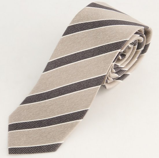 JP1880 Silk Tie Extra Long with Stripes - Kiegészítők - 