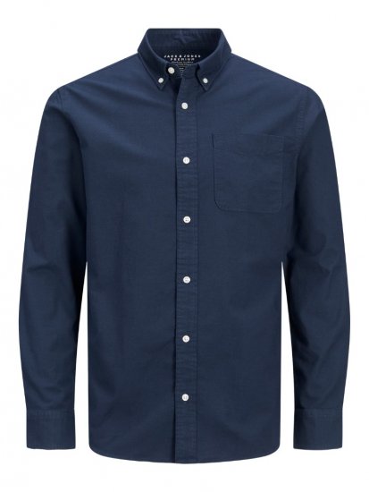 Jack & Jones Brook Oxford Shirt Long Sleeve Navy - Ingek - Ingek 2XL-10XL