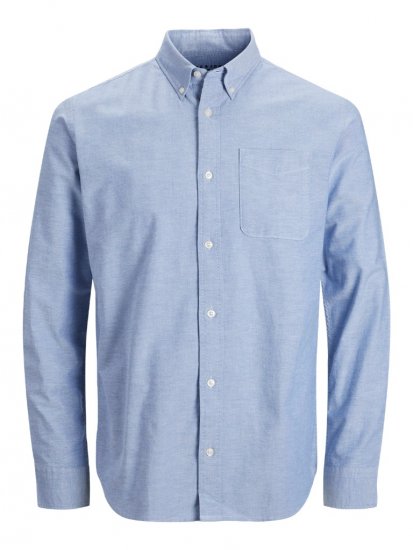 Jack & Jones Brook Oxford Shirt Long Sleeve Blue - Ingek - Ingek 2XL-10XL