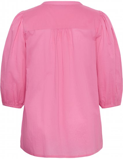 Kaffe Curve Karlia 3/4 Sleeve Blouse Pink - Blúzok és tunikák - 