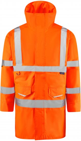 Leo Tawstock EcoViz 4K Baffle Lined Anorak Hi-Vis Orange - Jól láthatósági kabátok - Jól láthatósági kabátok 3XL-6XL