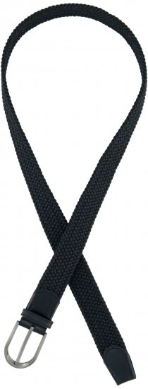 Ulla Popken Elastic Belt Black - Női övek - 