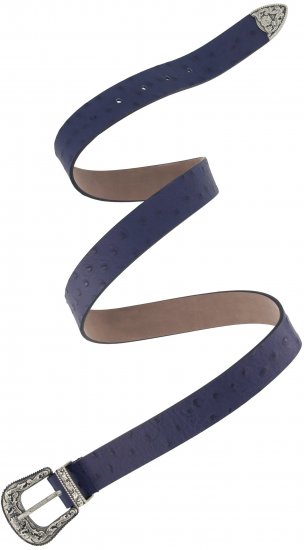 Ulla Popken Classic Belt Blue - Női övek - 