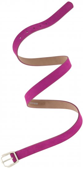 Ulla Popken Soft Suede Belt Purple - Női övek - 