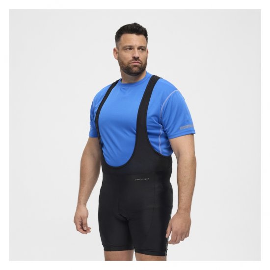 North Latitude Sport Bike Shorts With Suspenders Black - Kerékpáros ruházat - 