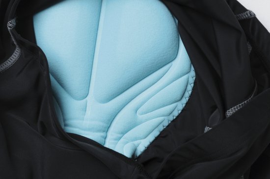 North Latitude Bike Shorts With Suspenders Black TALL - Sportruházat - Nagyméretű Sportruházat 2XL-10XL