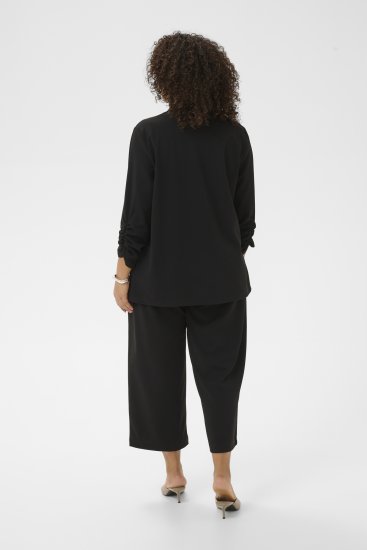 Kaffe Curve Pheolo 3/4 Sleeve Blazer Black Deep - Blézerek - 