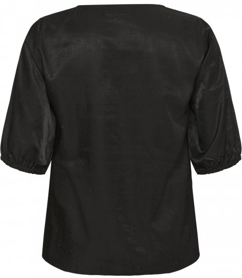 Kaffe Curve Ada Blouse Black - Blúzok - 