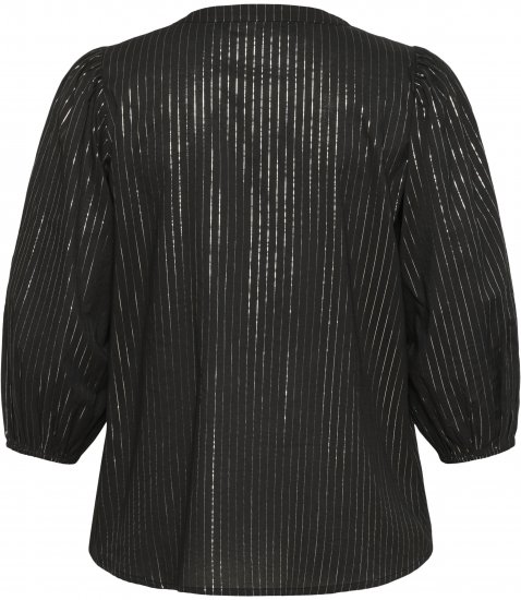 Kaffe Curve Luisa Blouse Black Deep - Blúzok - 